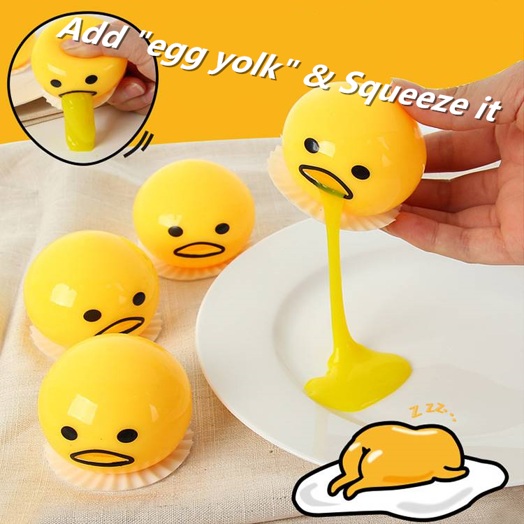 Egg Yolk Puking Stress Toy