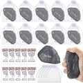 Gemscream Inspirational Stress Foam Stone Bulk Stress Balls Motivational Stress Relief Ball Appreciation Gifts with Card Organza Bag Thank You for Being Awesome Gifts 4 Inch(20 SetStone)