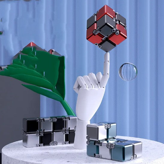 Metal Infinity Cube Stress Relief Toy